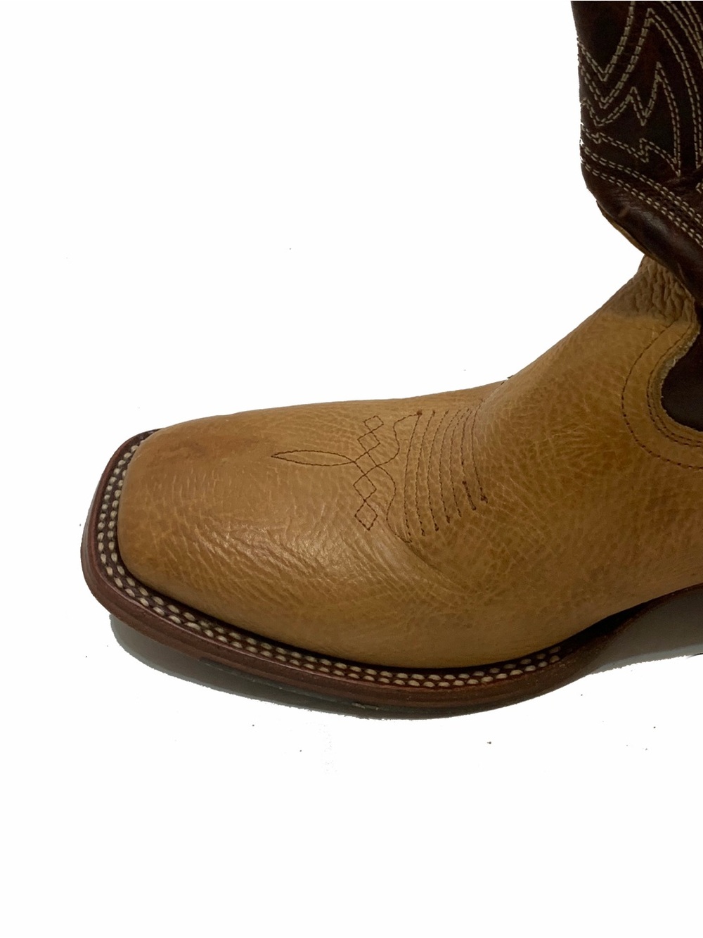 10.5 / Cody James Men's Western Two-Tone Brown Western Cowboy Boots - Picture 5 of 10